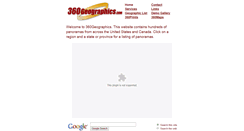 Desktop Screenshot of 360geographics.com