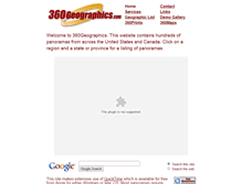 Tablet Screenshot of 360geographics.com
